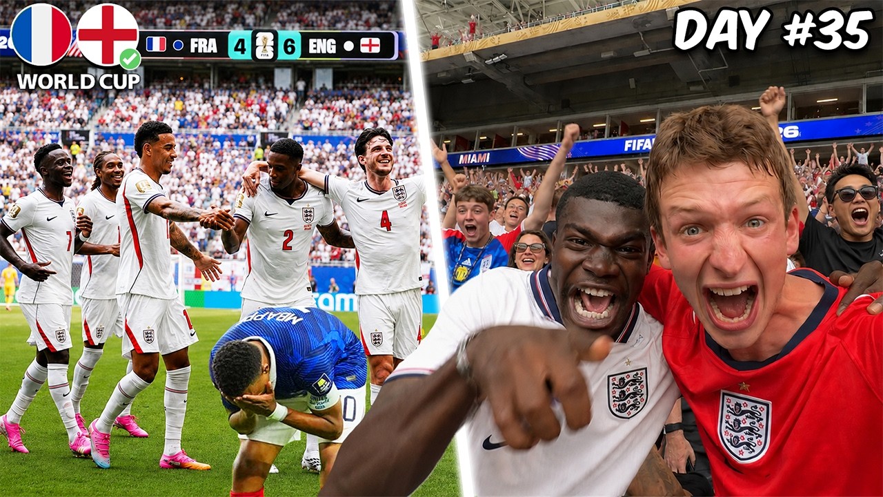 Thogden in the away end at England vs France