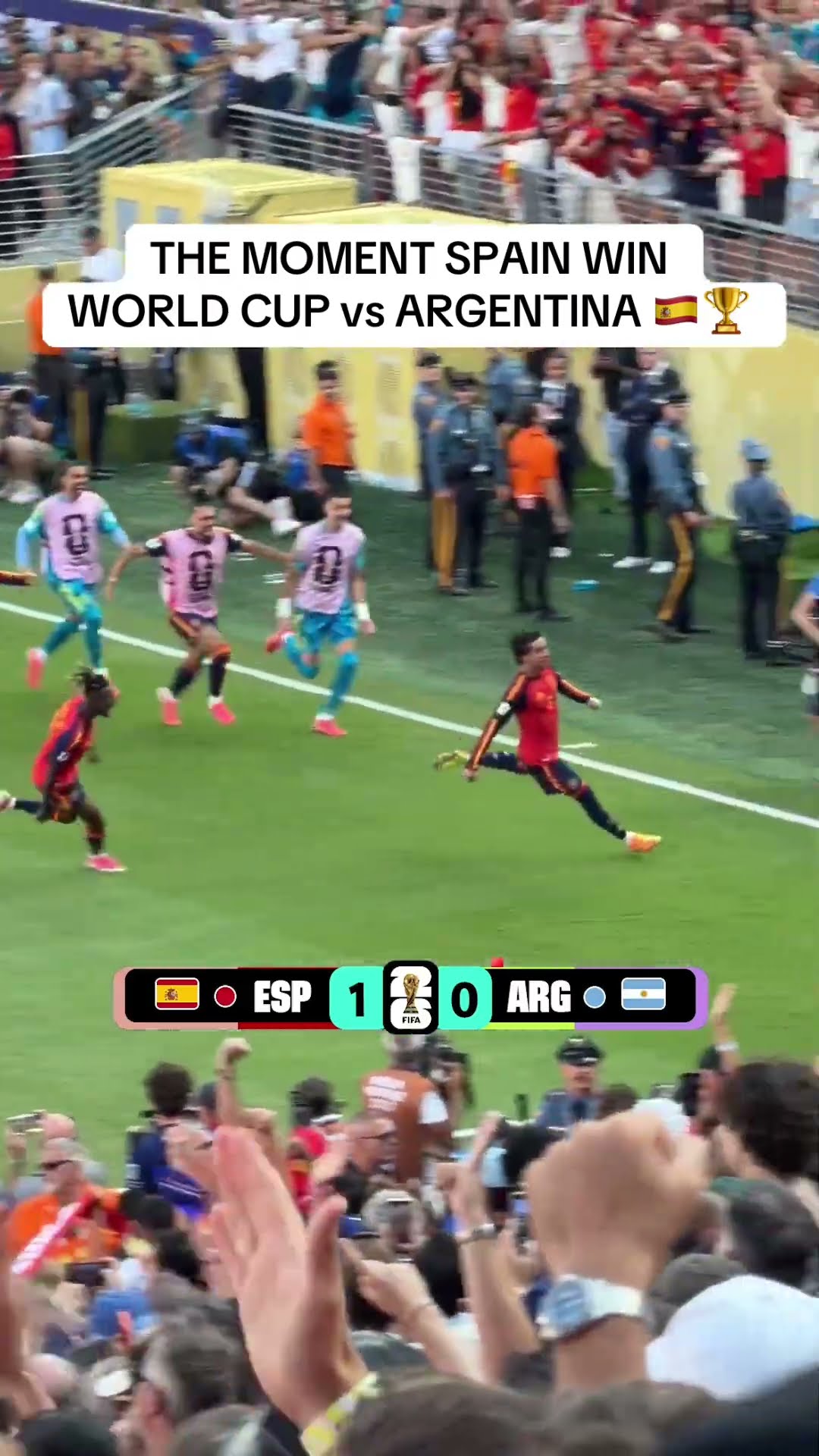 CONGRATULATIONS TO SPAIN