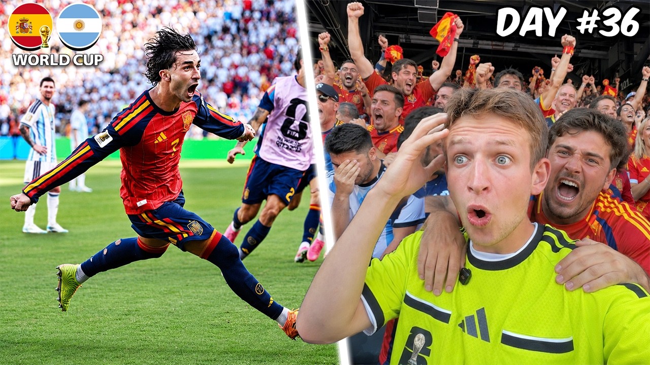 THE MOMENT SPAIN WIN THE WORLD CUP vs ARGENTINA
