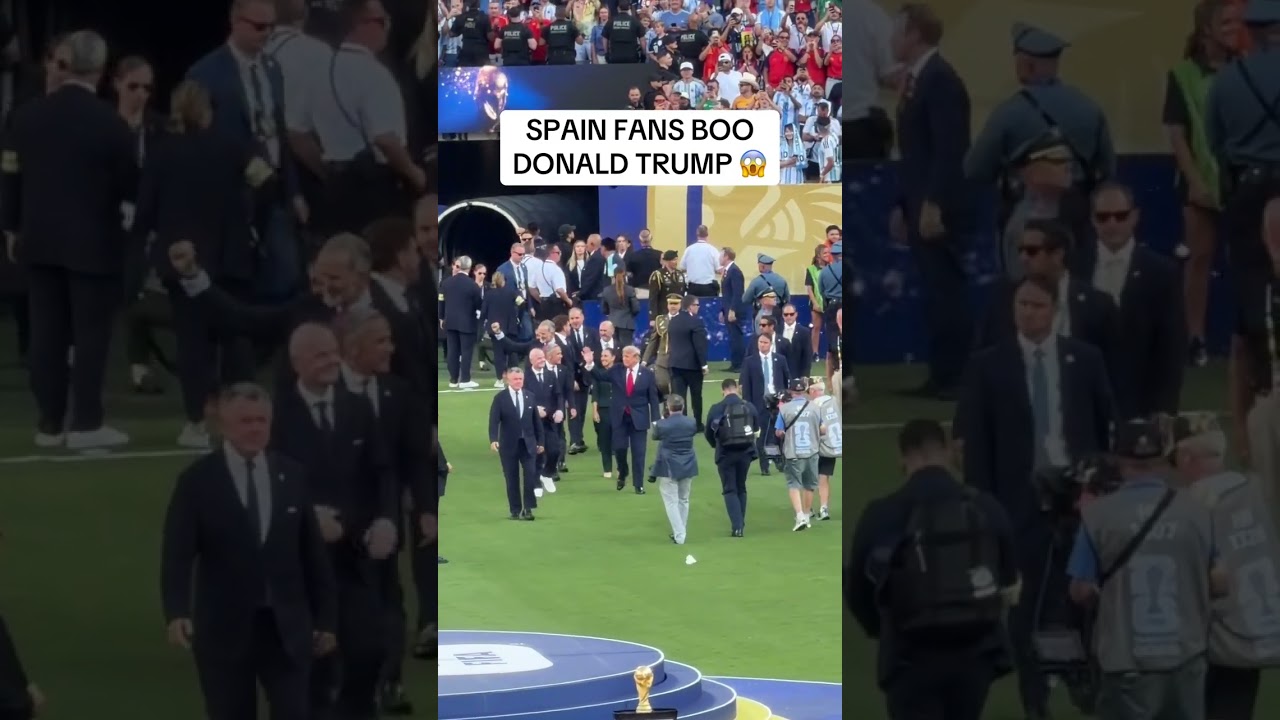 TRUMP NOT POPULAR AT WORLD CUP